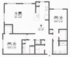 B2D 2 BD 2 Bath 1459sqft